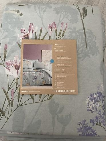 yastiq uzleri: Yataş Bedding – Alyssa Mint Nəvərəsim Dəsti - Material: 100% pambıq - — 1