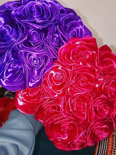 шелк ткань: 🌹✨ АТЛАСНЫЕ БУКЕТЫ РУЧНОЙ РАБОТЫ ✨🌹 Ищете необычный и запоминающийся — 5
