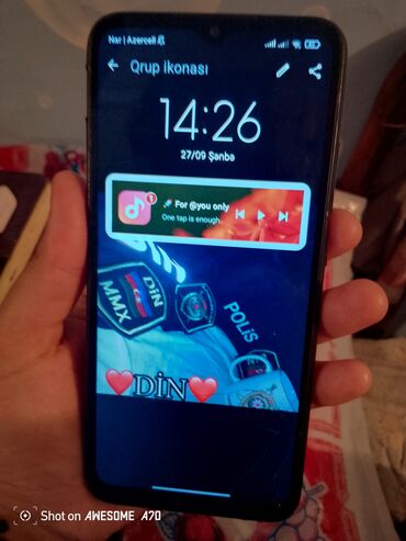 Digər mobil telefonlar: Məhsul: Rəsmi 10A yaddaş 128 gb birdene şüşə ekranında çat var başqa — 9