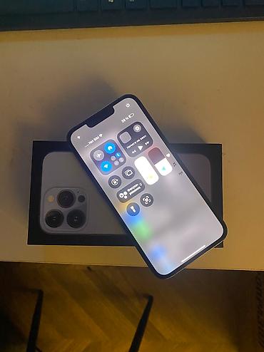 a 13: IPhone 13 Pro, Новый, 128 ГБ, Sierra Blue, Защитное стекло, Чехол, Коробка, 85 % — 3