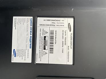 cd disk: Продаю Плазменный телевизор Samsung PS43E450A1W полностью рабочий 💯 — 3