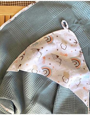 Другие детские вещи: Детские халаты. Уголки для малышей •вафельные •муслиновые •махровые — 2