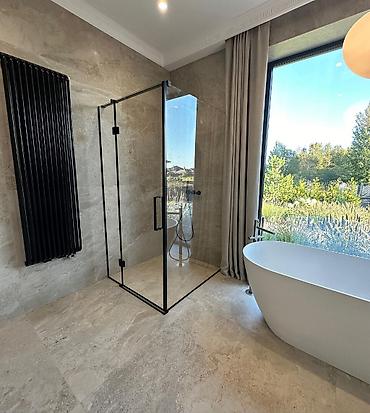 Душевые перегородки и ограждения: Современные душевые перегородки на заказа по вашим индивидуальным — 18