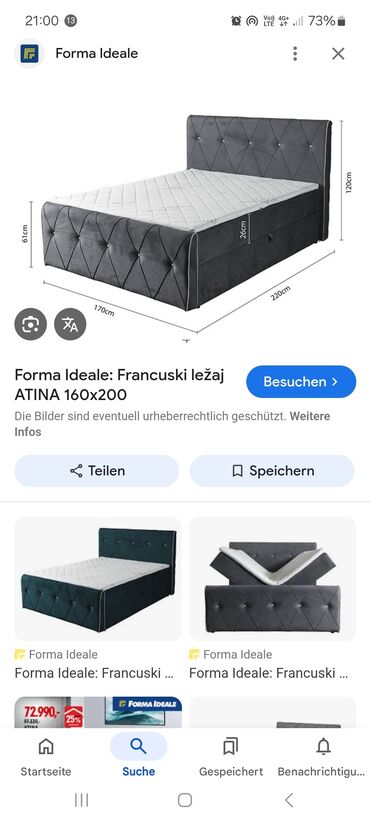 fotelje na razvlacenje za decu: Boxspring krevet 160×200 prosle godine u aprilu kupljen par puta