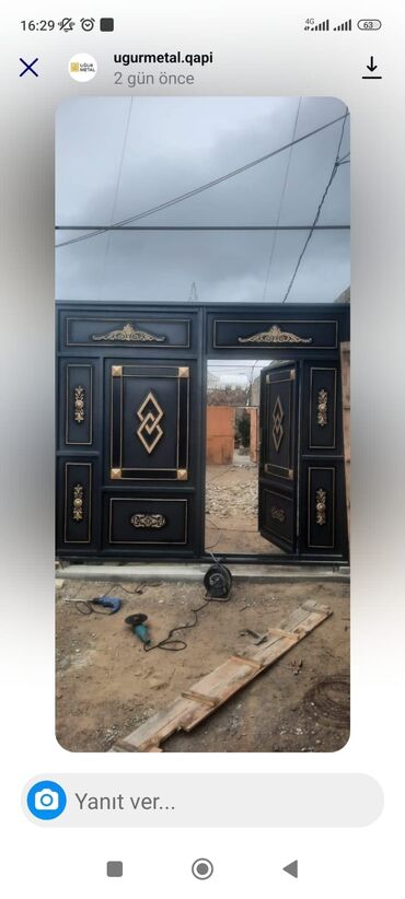 Həyət darvazaları: İlkin Ödenis Yox. Tek Sexsiyyet Vesiqesi İle Bu Ay Al Gelen Aydan Öde — 5