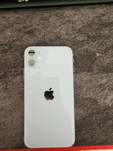 бу стралный: IPhone 11, Колдонулган, 128 ГБ, Ак, Каптама, 72 %