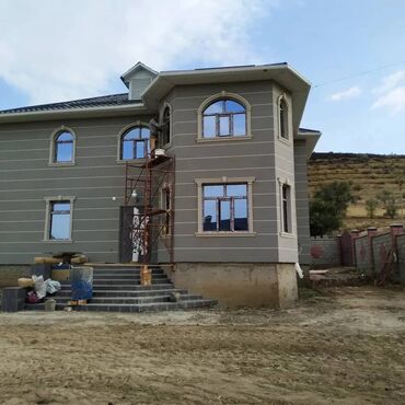 Фасадные работы: Ремонт фасада, Фасадный декор, Демонтажные работы | Рамки, Туникафон, Балясины | Сары-Таш, Сухой травертин, Алюкобонд | Минеральная вата, Penoplex, Базальт Больше 6 лет опыта — 18