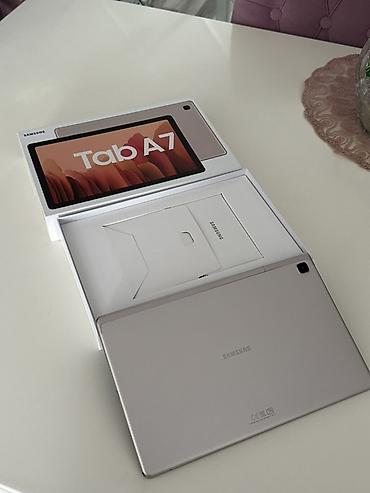 samsung netbook: Samsung Galaxy Tab A7 planşet - Rəng: Gümüş - Prosessor: Qualcomm — 2
