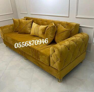 Sifarişlə salon divanları: Mini-divan, 3 nəfərlik, Bazasız, Taxta, Azərbaycan, Kredit yoxdur — 11