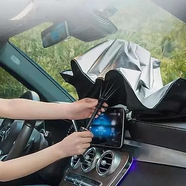 ogledalo rs: Auto suncobran u obliku kišobrana za šoferku-sklopiv NOVO. Opis — 5