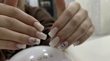 Manikür, pedikür: Tipsi qaynaq 10-15 AZN ♥️ Təsviri: - Klassik, fransız və modern — 4