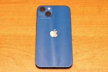 игравые телефоны: IPhone 13, 256 ГБ, Blue Titanium, Зарядное устройство, Коробка, 80 %