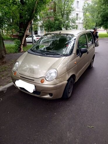 матис 2005: Matiz daewoo
баасы:келишим түрдө