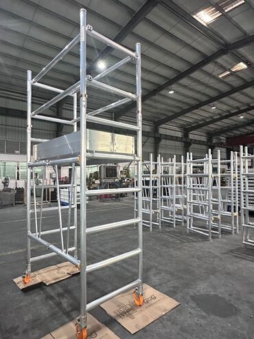 Nərdivanlar: Alüminium mobil skafold (işqaldı) - Material: yüngül və korroziyaya — 5