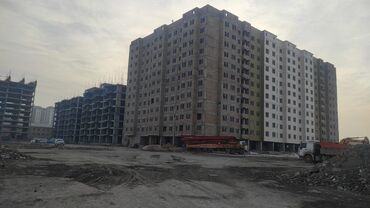 1 комната квартира ош: 1 комната, 48 м², Элитка, 4 этаж, ПСО (под самоотделку)