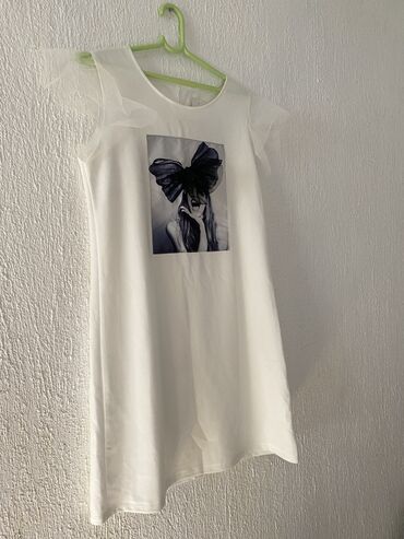 zelene haljine svecane: M (EU 38), color - White, Other style, Short sleeves