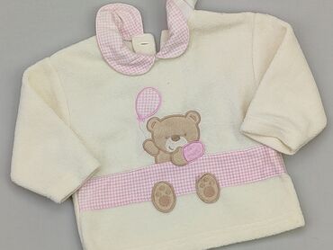 sweterki niemowlęce dla chłopca na drutach: Bluza, 0-3 m, stan - Dobry