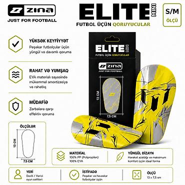Moto geyim: №: 11512 Məhsulun adı: Qalxanlar dəsti Elite Mini Zina, sarı, ölçü S/M — 1