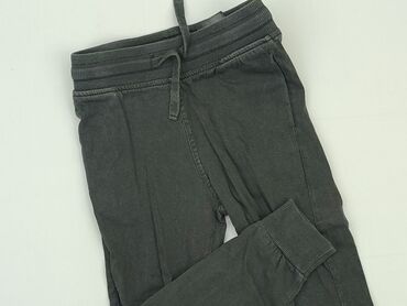 spodenki czarne dresowe: Sweatpants, 3-4 years, 98/104, condition - Fair