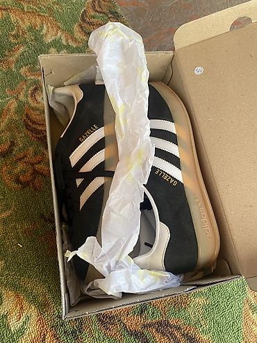 адидас: Мужские кроссовки, 42, Adidas, Новый, цвет - Черный, Самовывоз — 1