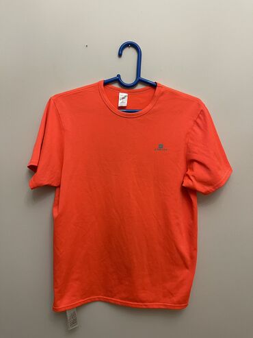 базовая футболка оверсайз мужская: Футболка L (EU 40), цвет - Оранжевый