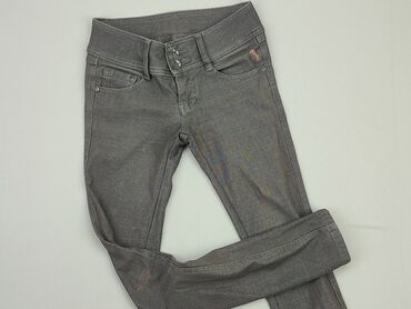 spódnice jeansowe szara: Jeansy, S, stan - Dobry