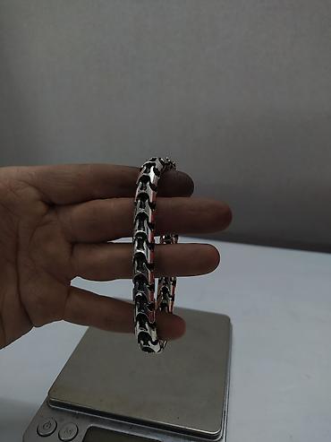 Серебряные цепочки: Серебряная цепь " Бисмарк" Вес 85 грамм Длина 60 см Ручная — 10