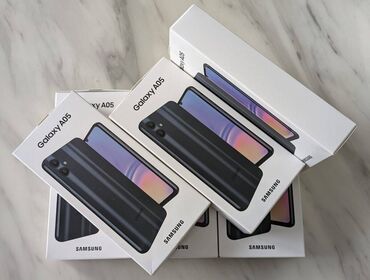 samsung a035: Samsung Galaxy A05, 64 GB, rəng - Qara, İki sim kartlı, Face ID, Zəmanət