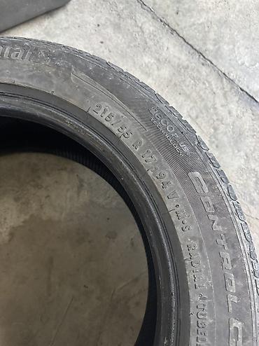 Шины: Летние шины, 2 шт Continental 215/50 R17 2000 сом за штуку, 1 шт — 7