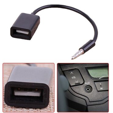 ауди а4 катушка: 3,5 мм Автомобильный МР3 штекер AUX аудио разъем к USB 2,0. конвертер