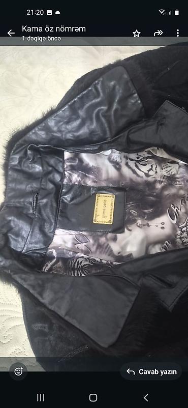 пальто zara: Пальто, 3XL, цвет - Черный — 8