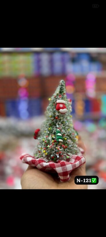 Yeni il oyuncaqları və bəzəkləri: Yeni il bəzək dəsti – işıqlı şüşə oyuncaqlar və parıltılı aksessuarlar — 17