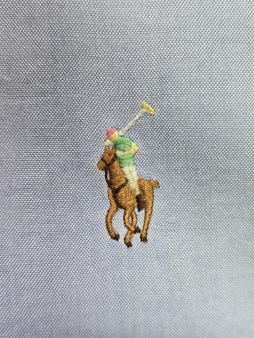 pull and: Мужская рубашка, L, Polo Ralph Lauren, Б/у, цвет - Белый, Самовывоз — 9
