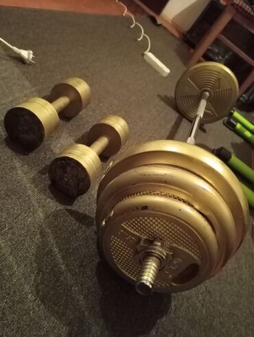 Ştanqlar və ştanq diskləri: Ştanq diski, Çəki: 40 kq, Yeni — 6