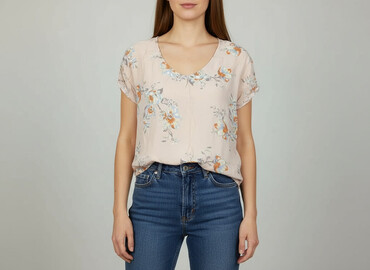h m rozowa bluza damska: H&M, Bluzka damska, rozmiar S