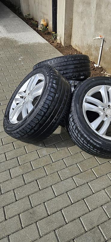 disk tekər: Mercedes-Benz orijinal yüngül lehimli disk və şin komplekti - — 2
