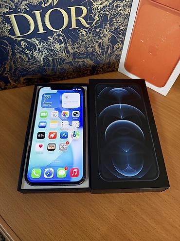 iphone x 64: IPhone 12 Pro, Б/у, 256 ГБ, Blue Titanium, Зарядное устройство, Защитное стекло, Чехол, 75 % — 3