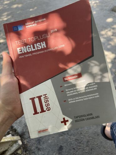 Testlər: İngilis dili Testlər 11-ci sinif, DİM, 2-ci hissə, 2019 il