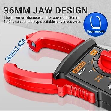 Multimetri: ANENG ST181 strujne klešta (clamp meter) – multifunkcioni digitalni — 7