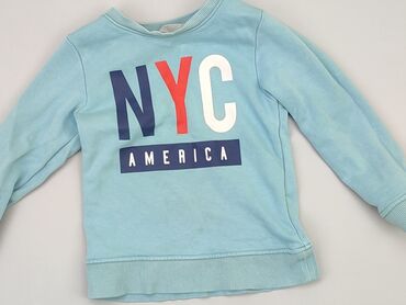 różowa bluzka: Sweatshirt, H&M, 3-4 years, 98-104 cm, condition - Good