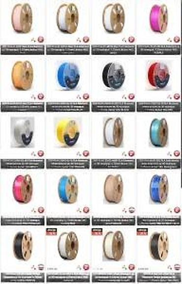 Reklamiranje, štampanje: PLA filament za 3D štampače – 1.75 mm, kalem 1 kg - Materijal: PLA — 13