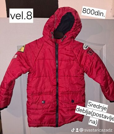 Jakne, kaputi i prsluci: Dečije jakne – više modela i veličina 1) Zimska parka, maslinasto — 9