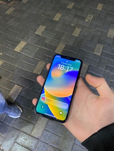 Apple iPhone: IPhone X, 256 GB, Space Gray, Face ID — 9