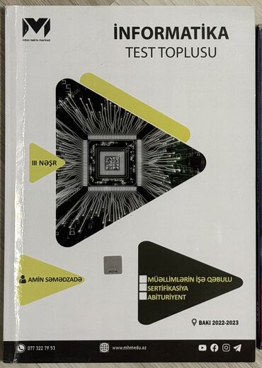 русский язык 6 класс азербайджан: İnformatika MHM 2023 Test toplusu. Kitab tam səliqəli vəziyyətdədir