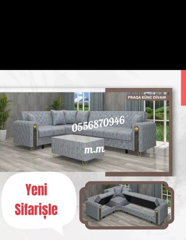 Divanlar: Künc divan, Yeni, Açılan, Bazalı, Parça, Şəhərdaxili pulsuz çatdırılma — 12