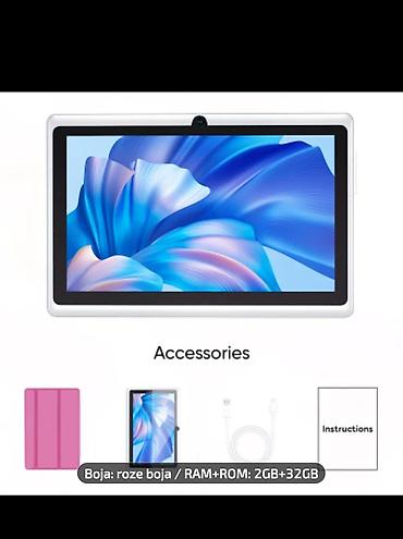 pegla za putovanja: Tablet sa futrolom .Porucuje se i ceka se 10-tak dana. Obavezna uplata — 4
