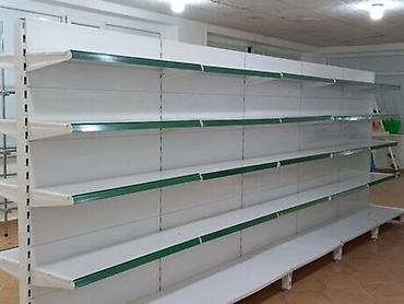 dekor ev: Mağaza/grocery üçün orta gondola rəf sistemi - Modul konstruksiya — 1