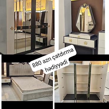 Yataq Dəsti – NəZrİN modeli Komplekt: - 4 qapılı güzgülü dolab - lalafo.az -da Yataq Dəsti – NəZrİN modeli Komplekt: - 4 qapılı güzgülü dolab -