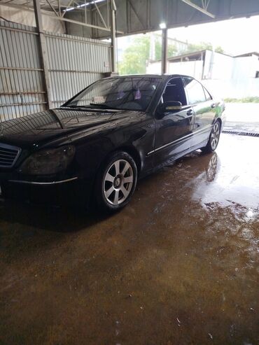жакшы машина: Mercedes-Benz S-Class: 2000 г., 5 л, Автоматтык, Газ, Седан