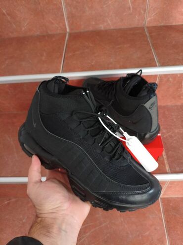 Ostala muška obuća: Nike Air Max 95 Sneakerboot All Black Nike Pakovanje-NOVO Uzivo su — 10